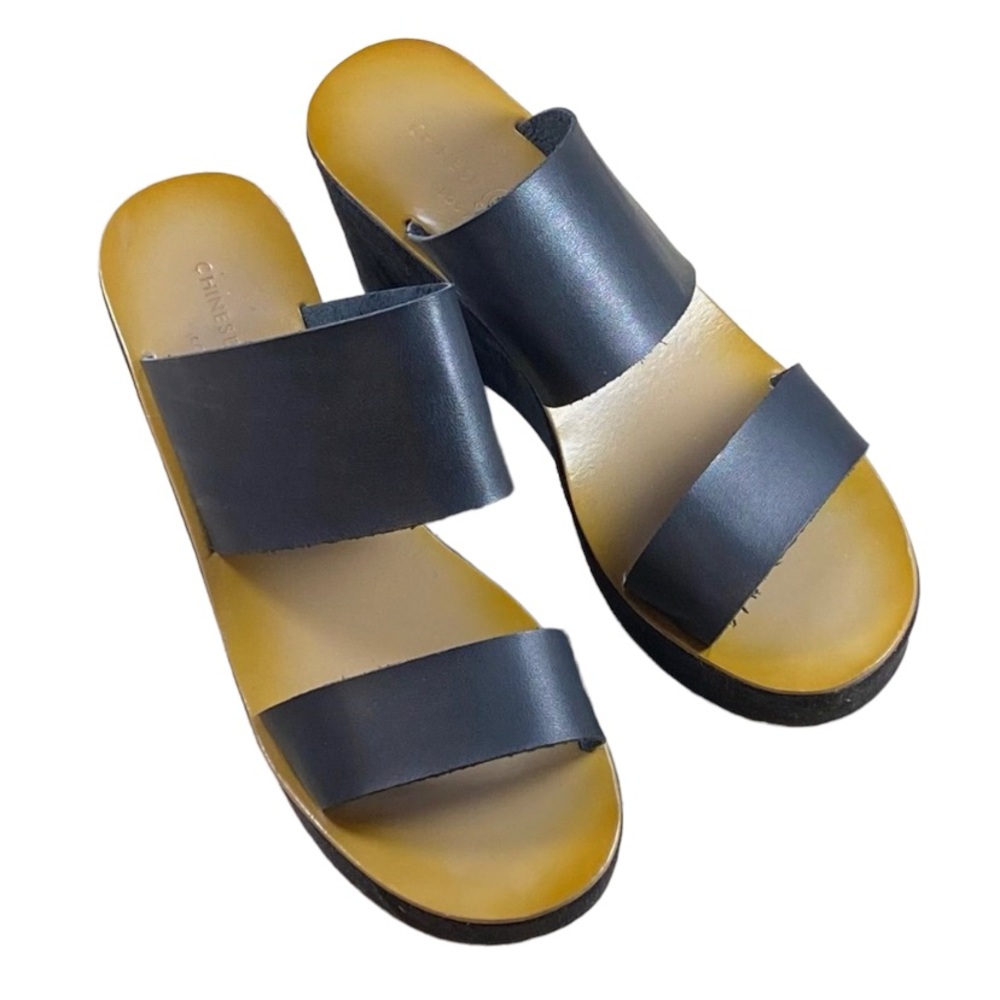 Genuine Leather Wedge Chinese Laundry